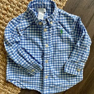 Perfect condition Ralph Lauren gingham shirt!